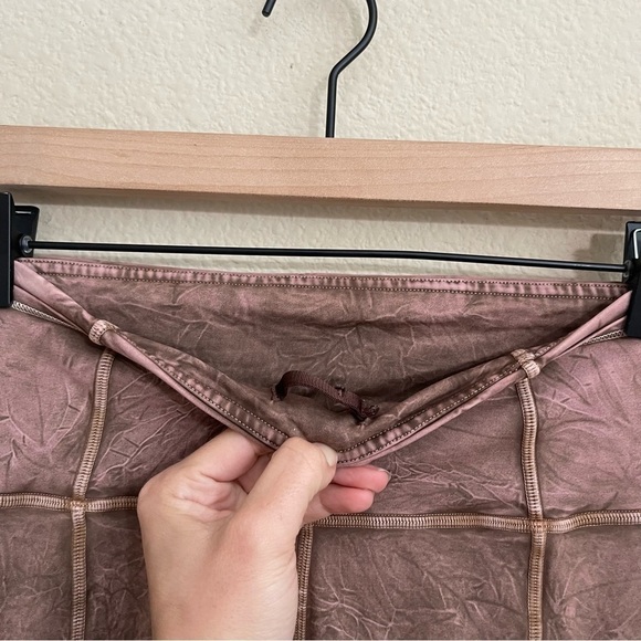 Lululemon Fast and Free Tight 25" Ice Dye Leggings High Rise Brown Earth Nulux 4 - Picture 8 of 14